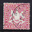 Wurttemberg German States Germany Michel 19y  9 Kr red Used