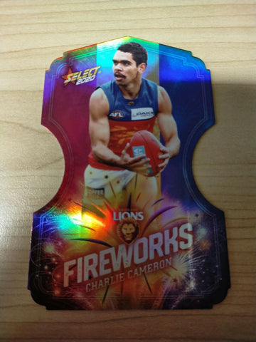 2020 Select Footy Stars Fireworks Charlie Cameron Brisbane No. 058/210