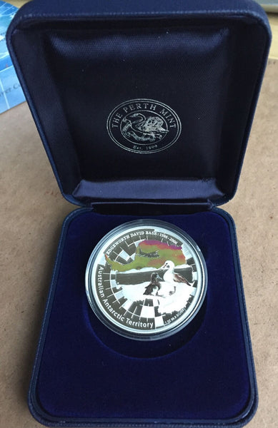 2006 Australian Antarctic Territory $1 Edgeworth  David 1oz Silver Proof Coin