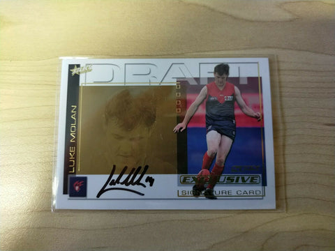 2002 Select SPX Gold Draft Signature Card Luke Molan Melbourne DS9