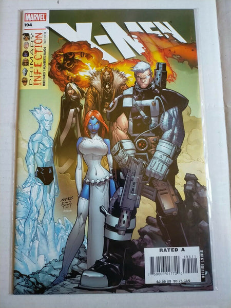 Marvel 2006 194 X-Men Comic Primary Infection Part 1 of 3