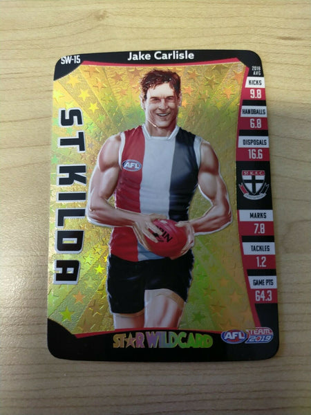 2019 Teamcoach Star Wildcard Jake Carlisle St Kilda SW-15