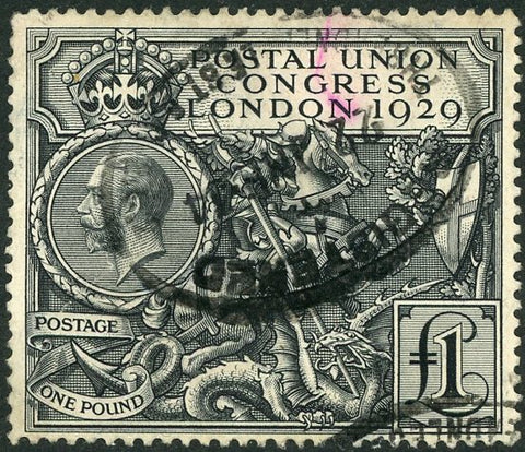 Great Britain GB 1929 SG 438 Postal Union Congress £1 Stamp