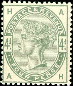 Great Britain GB SG 192 4d Postage and Revenue Stamp MUH