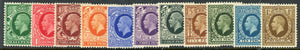 GB Great Britain SG439-49 Stamps Mint Unhinged
