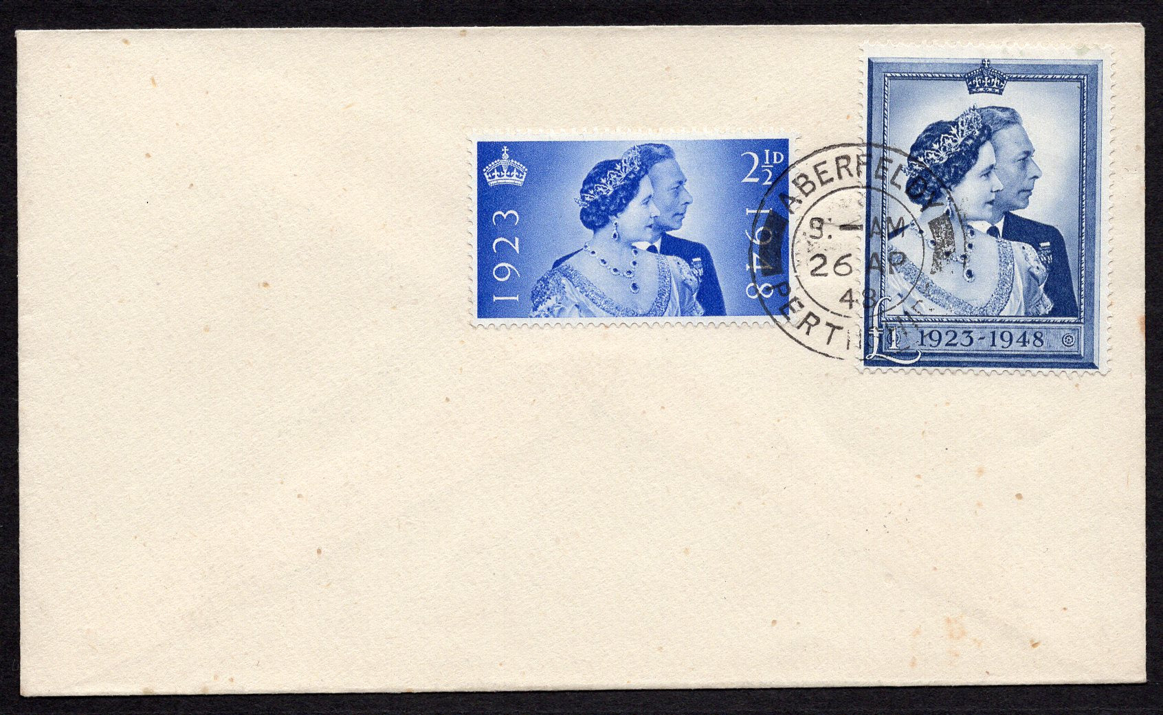 Great Britain 1948 First Day Cover (FDC) Silver Wedding