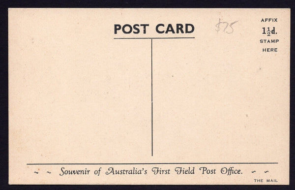 Golf Postcard First Field Post Office Eastern Golf Links Doncaster Australia Mint