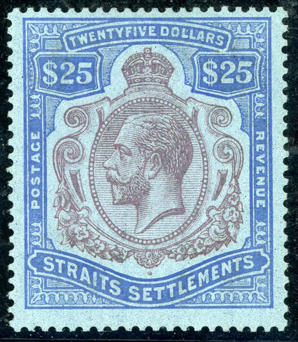 Malayan States Straits Settlements SG 240b $25 Mint Stamp