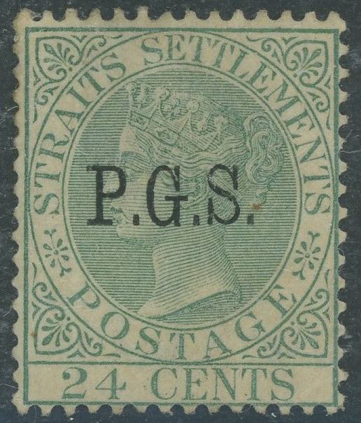 Malayan States Perak SG O9 24c Stamp Mint No Gum