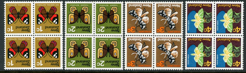 New Zealand SG915-9aw Inverted Watermark 4 Blocks