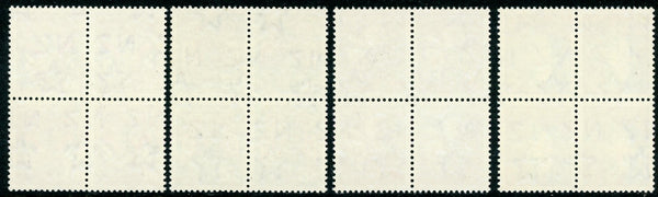 New Zealand SG915-9aw Inverted Watermark 4 Blocks