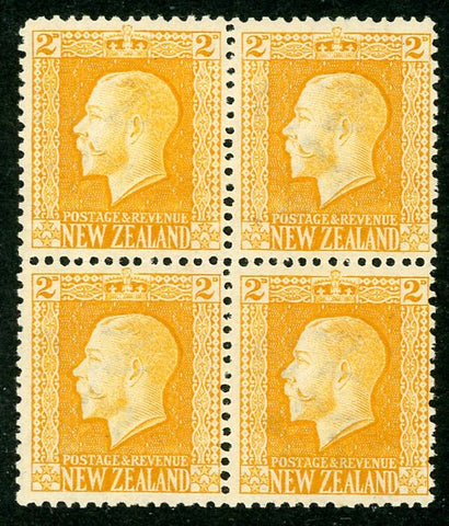 New Zealand SG418a 2d Block of 4 Stamps MUH
