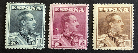 Spain SG 391/3 1p to 10p MLH