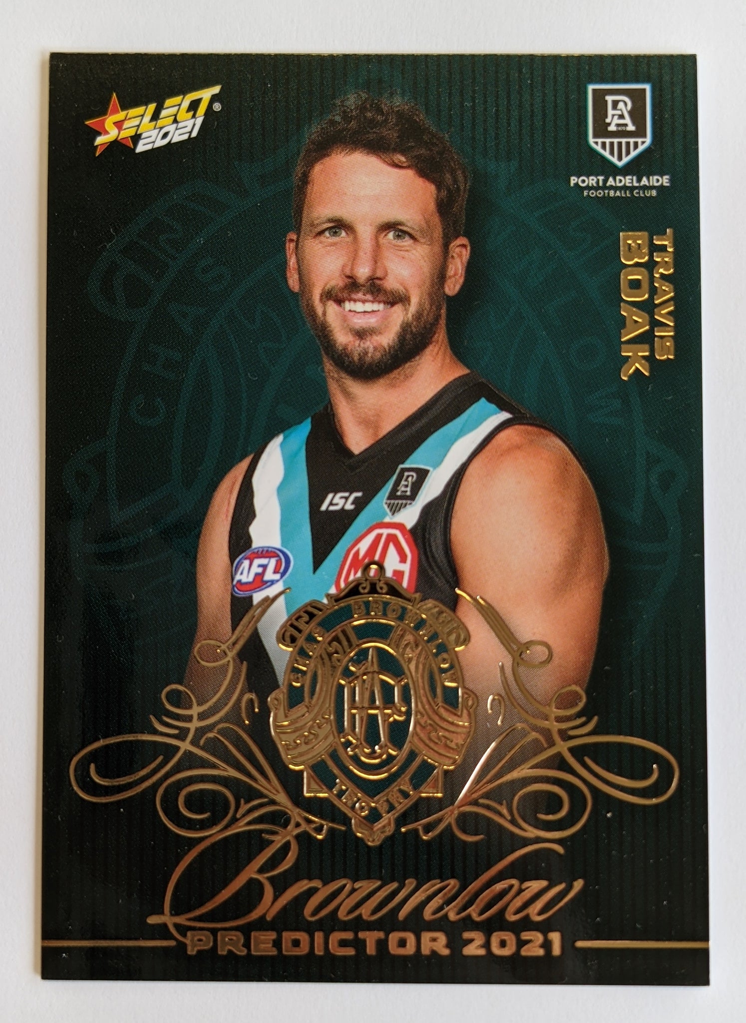 2021 AFL Select Footy Stars Brownlow Predictor Travis Boak Port Adelaide