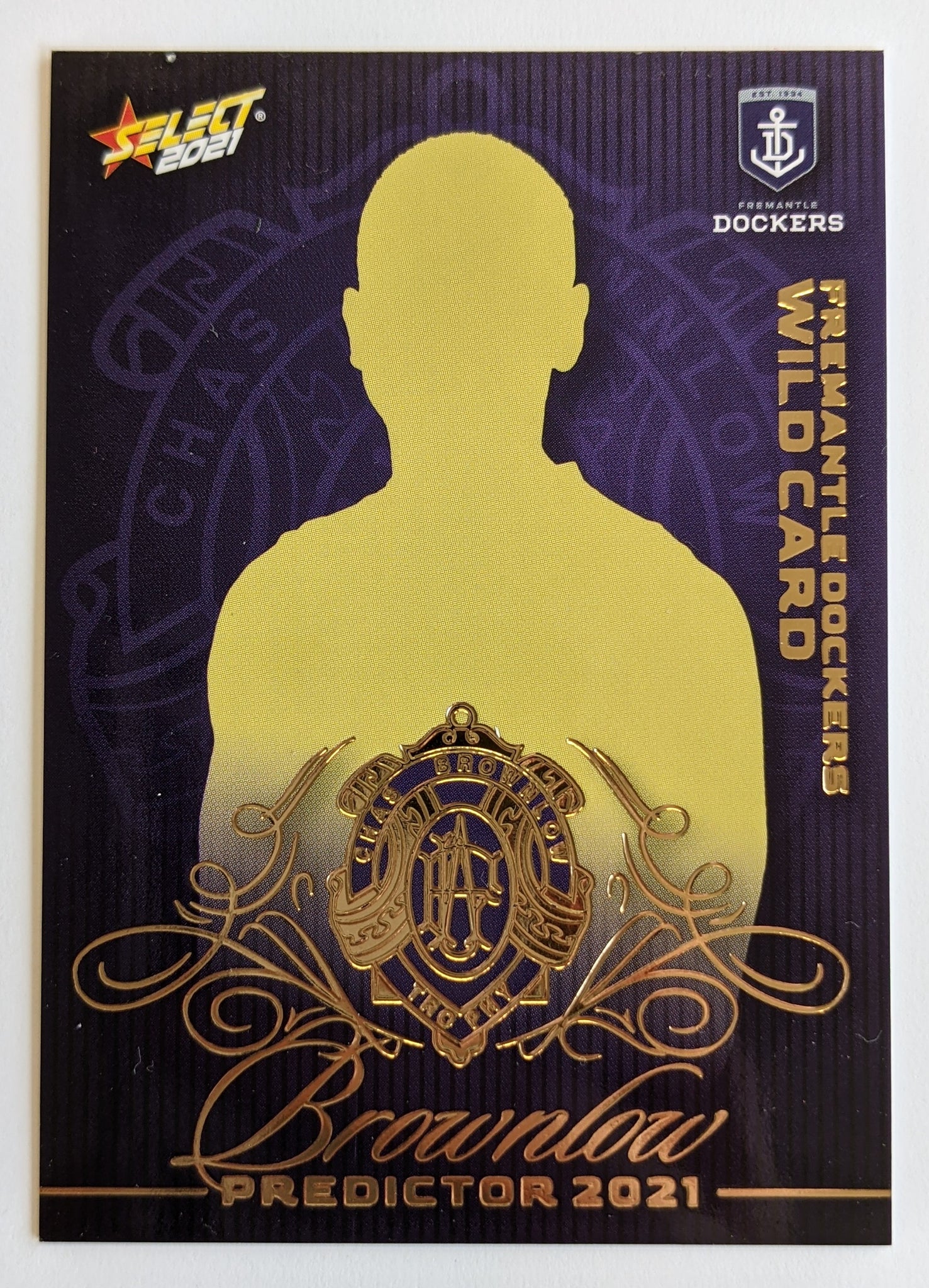 2021 AFL Select Footy Stars Brownlow Predictor Wildcard Fremantle Dockers 91/140