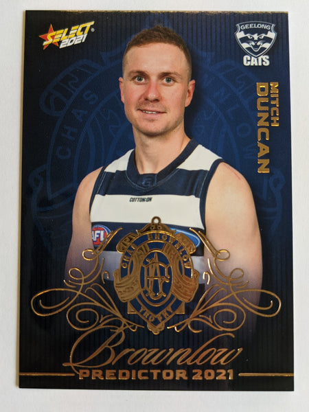 2021 AFL Select Footy Stars Brownlow Predictor Mitch Duncan Geelong