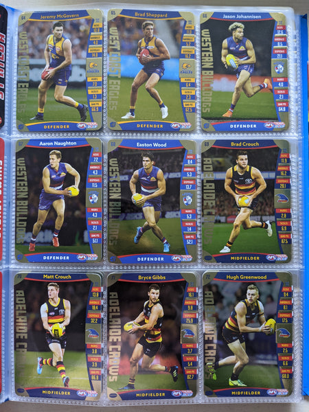 2019 AFL Teamcoach Complete Gold Set in Album