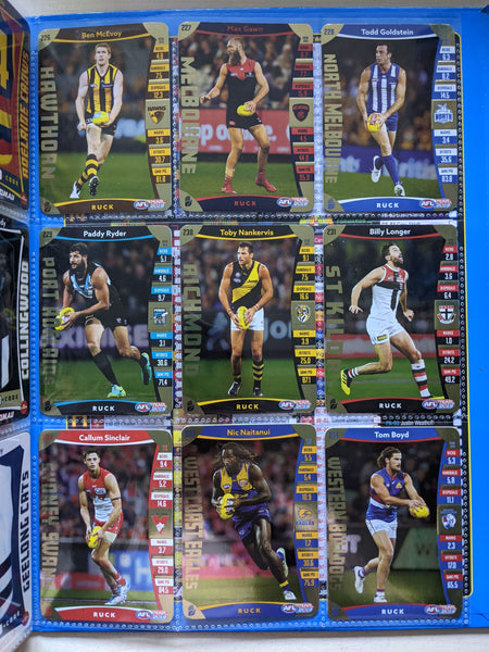 2019 AFL Teamcoach Complete Gold Set in Album