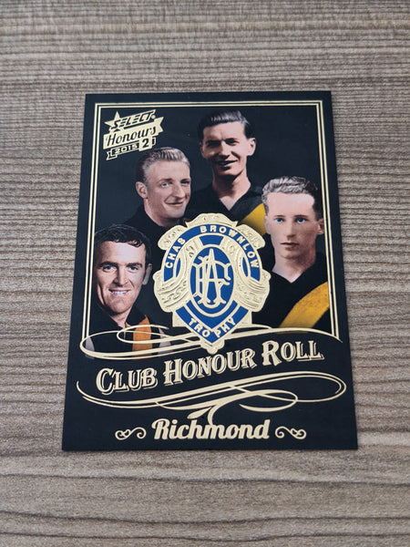 2015 AFL Select Honours 2 Club Honour Roll Richmond