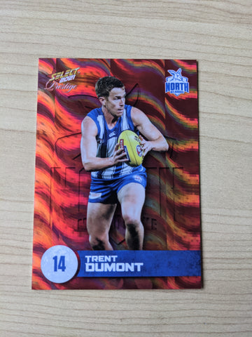 2021 AFL Select Prestige Red Parallel North Melbourne Trent Dumont 186/210
