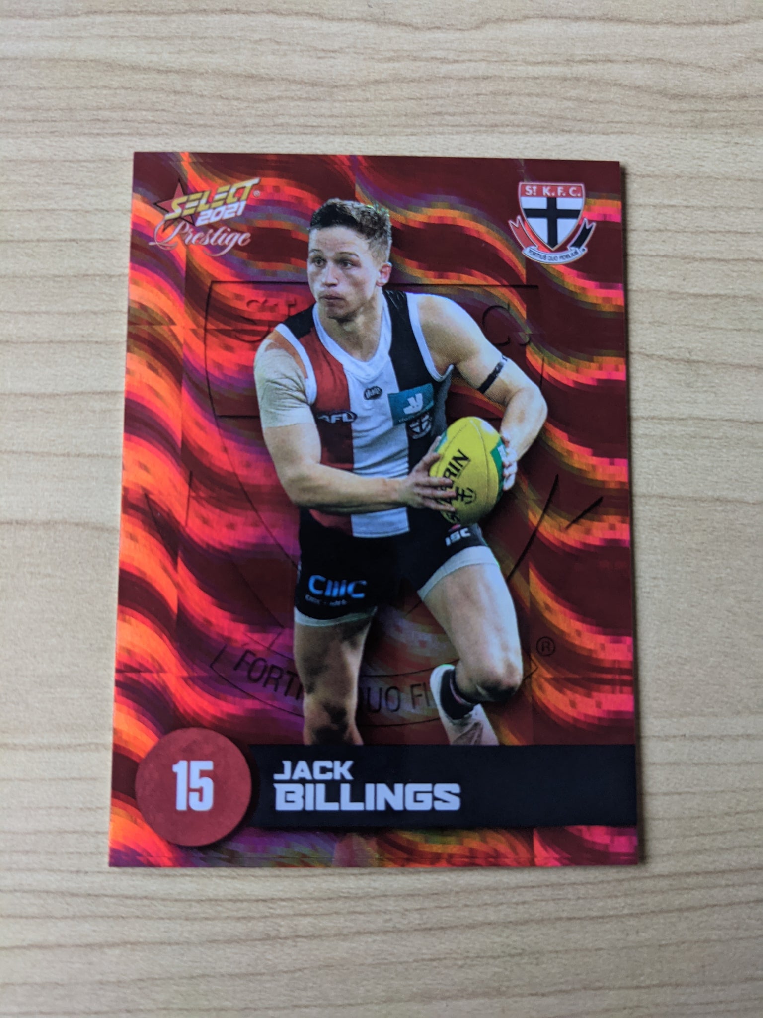 2021 AFL Select Prestige Red Parallel St Kilda Jack Billings 11/210