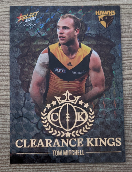 2021 AFL Select Prestige Clearance Kings Hawthorn Tom Mitchell 11/120