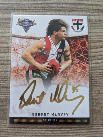 AFL 2007 Select Champions Robert Harvey St Kilda Foil Signature