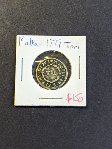 Malta 1777 Silver Tari Coin