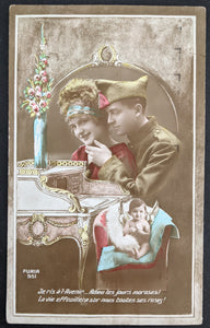 Olympics 1920 Olympic Games. Antwerp Belgium Slogan on Postcard