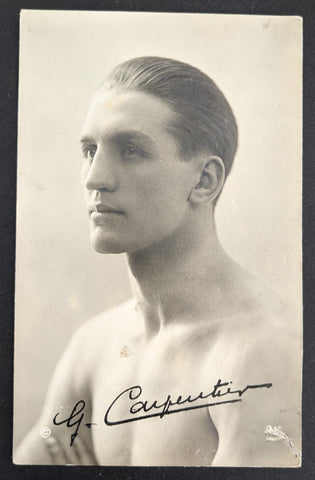 France 1924 Paris Olympic Games Athlete Portrait Postcard