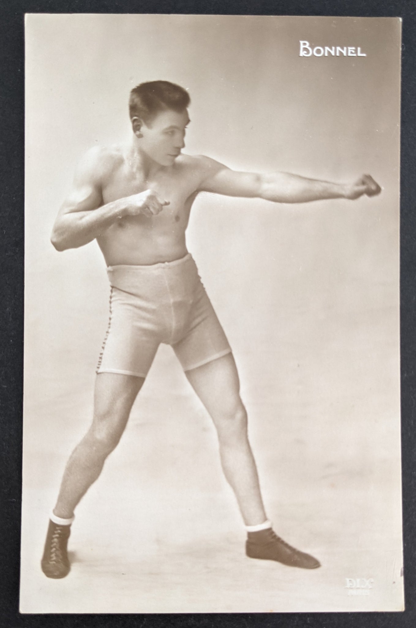 France 1924 Paris Olympics Olympic Games Postcard Athlete Portrait Bonnel