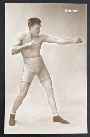 France 1924 Paris Olympics Olympic Games Postcard Athlete Portrait Bonnel