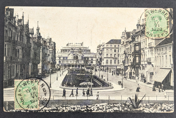 Olympics 1920 Olympic Games Antwerp Belgium Slogan on Cover