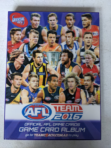 2016 AFL Teamcoach Gold Card Set in Album