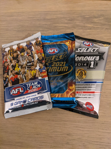 AFL Break at Home Pack Including 2021 Select Optimum