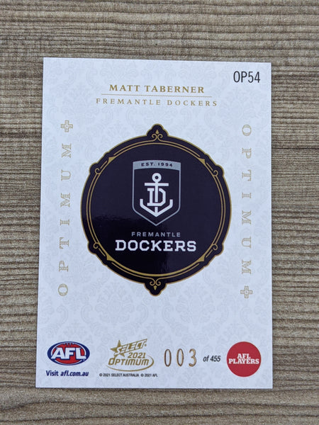 2021 AFL optimum Matt Taberner Fremantle low 003 of 455
