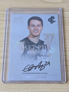 2021 AFL Select Optimum Platinum DPSP37 Corey Durdin Carlton