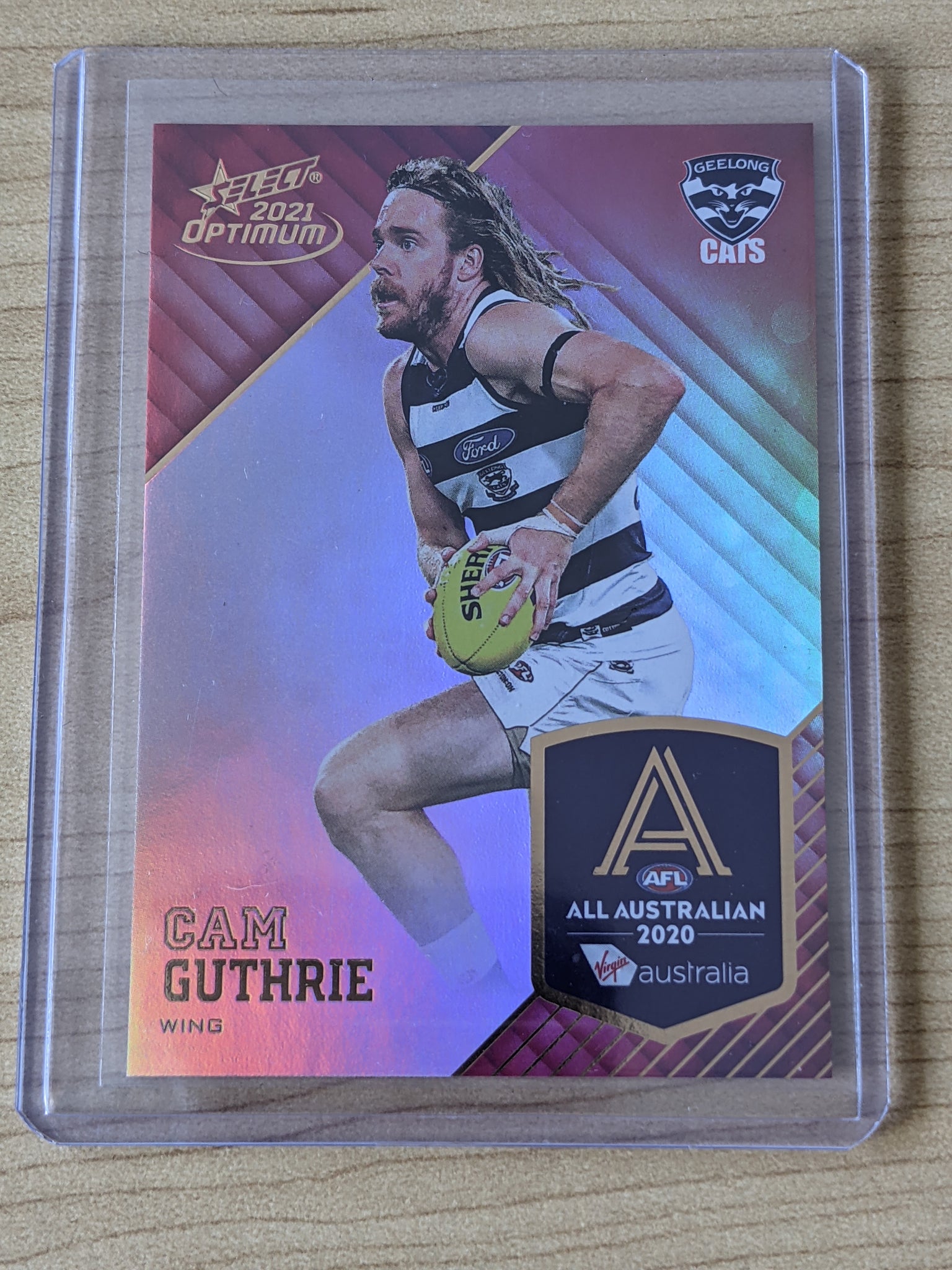 2021 AFL Select Optimum All Australian Cam Guthrie Geelong 37/65