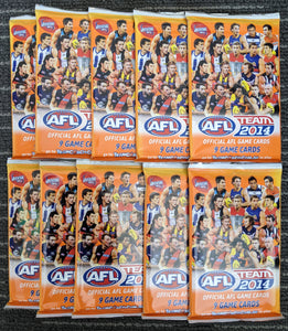2014 10 x AFL Teamcoach Sealed Packets
