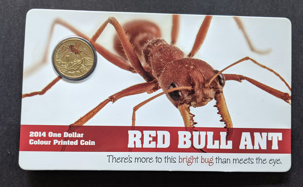 Australia 2014 Royal Australian Mint $1 Coloured Bugs Coin Set of 6