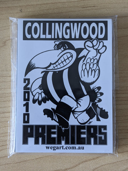 AFL 2010 WEG Art Premiership Card Set Collingwood