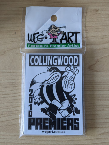 AFL 2010 WEG Art Premiership Card Set Collingwood