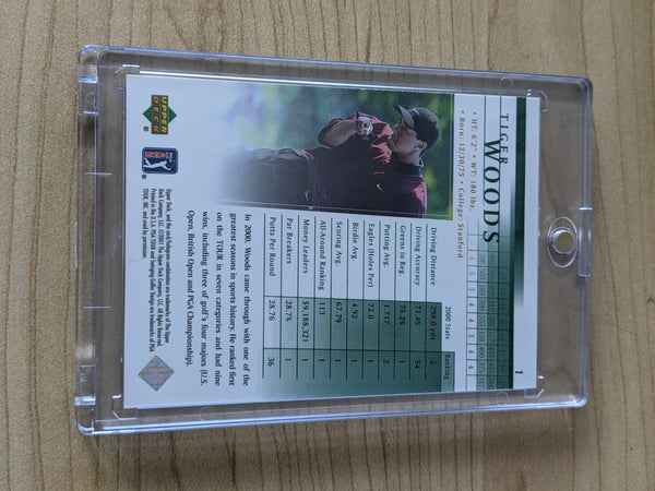 2001 Upper Deck Golf Set Including Tiger Woods Rookie Card