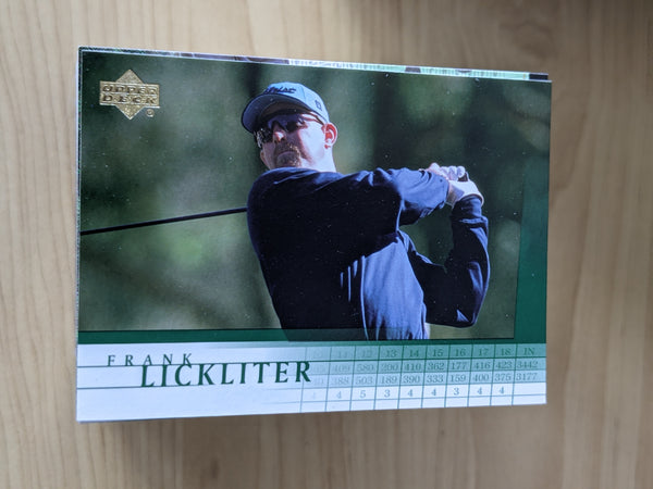 2001 Upper Deck Golf Set Including Tiger Woods Rookie Card