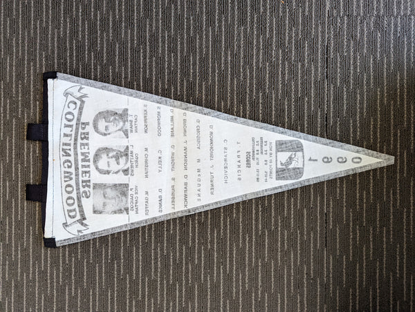 Collingwood 1990 Premiership Team Commemorative Pennant Flag