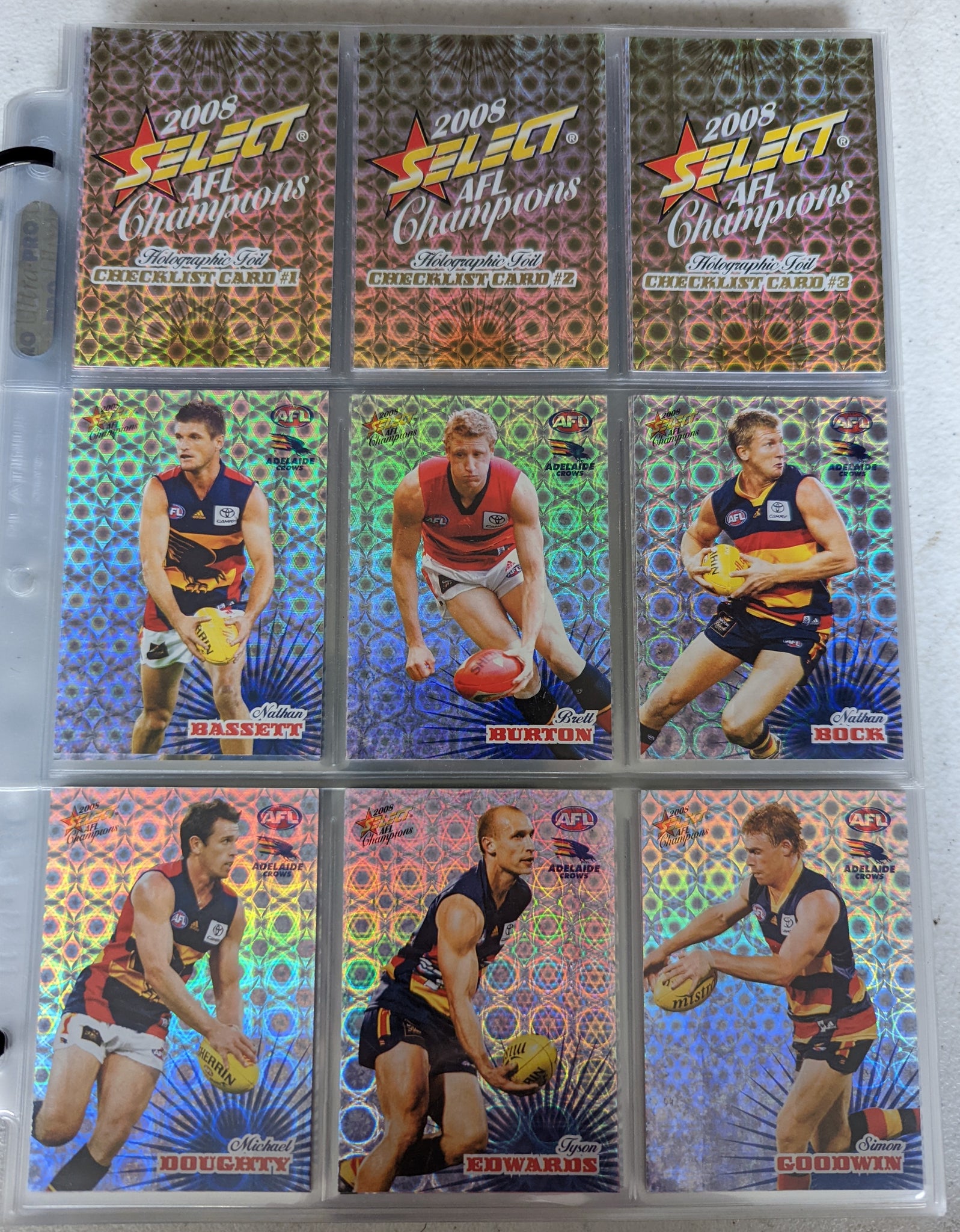 2008 AFL Select Classic Holographic Parallel Set inc All Australian