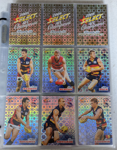 2008 AFL Select Classic Holographic Parallel Set inc All Australian