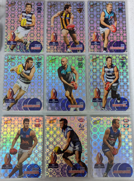 2008 AFL Select Classic Holographic Parallel Set inc All Australian