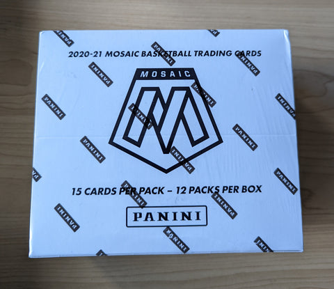 NBA 2020-21 Basketball Panini Mosaics Hobby 12 pack box