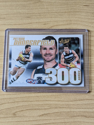 2023 AFL Footy Stars 300 Game Case Card Patrick Dangerfield Geelong